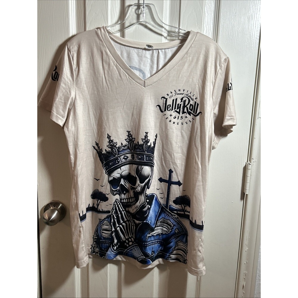 Jelly Roll Beautifully Broken Shirt Womens‎ XL Country Rock Tour Concert
